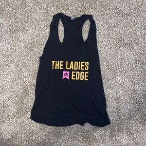 The Ladies Edge TLE Logo Racerback Tank